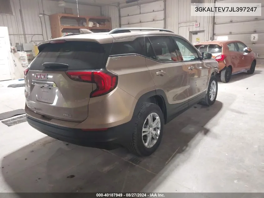 2018 GMC Terrain Sle VIN: 3GKALTEV7JL397247 Lot: 40187949