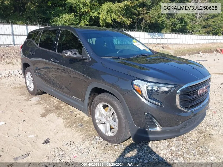 2018 GMC Terrain Sle VIN: 3GKALMEV3JL250638 Lot: 40205985