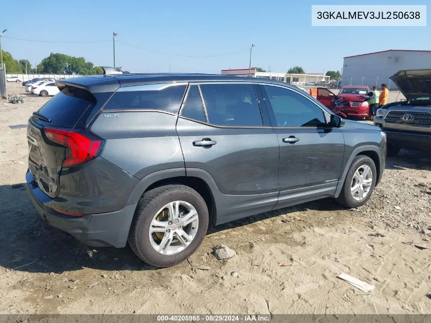 2018 GMC Terrain Sle VIN: 3GKALMEV3JL250638 Lot: 40205985