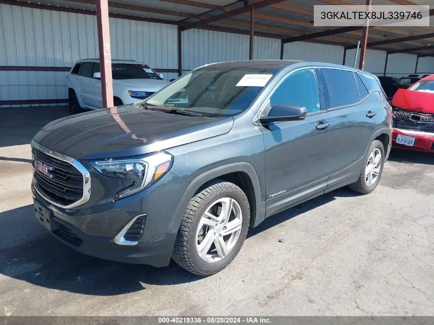 2018 GMC Terrain Sle VIN: 3GKALTEX8JL339746 Lot: 40219336