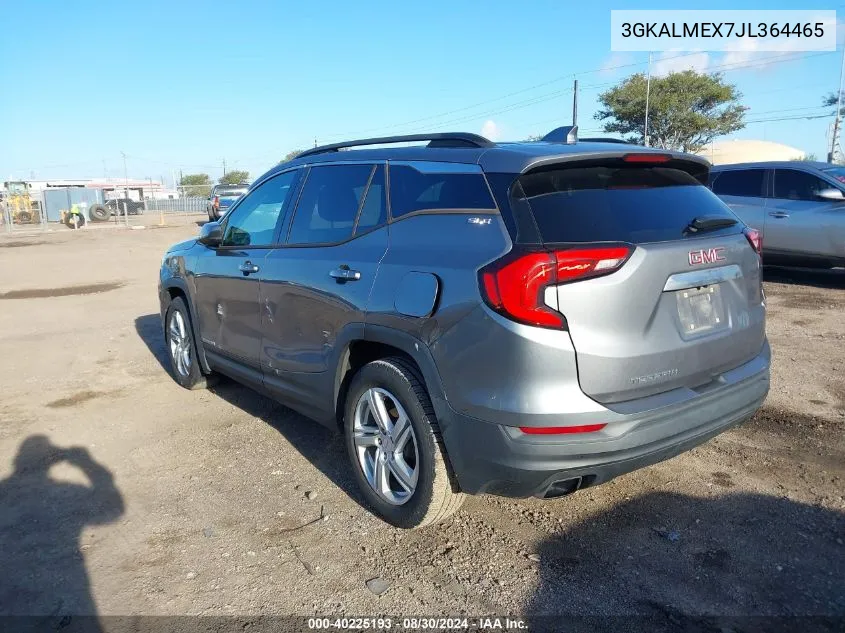 2018 GMC Terrain Sle VIN: 3GKALMEX7JL364465 Lot: 40225193