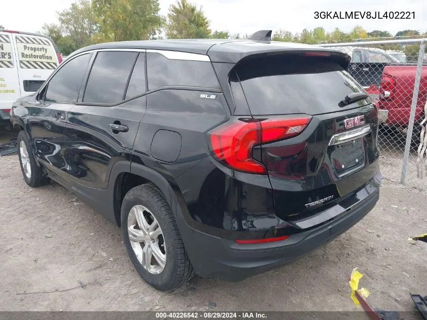 3GKALMEV8JL402221 2018 GMC Terrain Sle