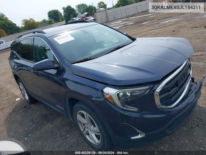 3GKALMEX0JL184311 2018 GMC Terrain Sle