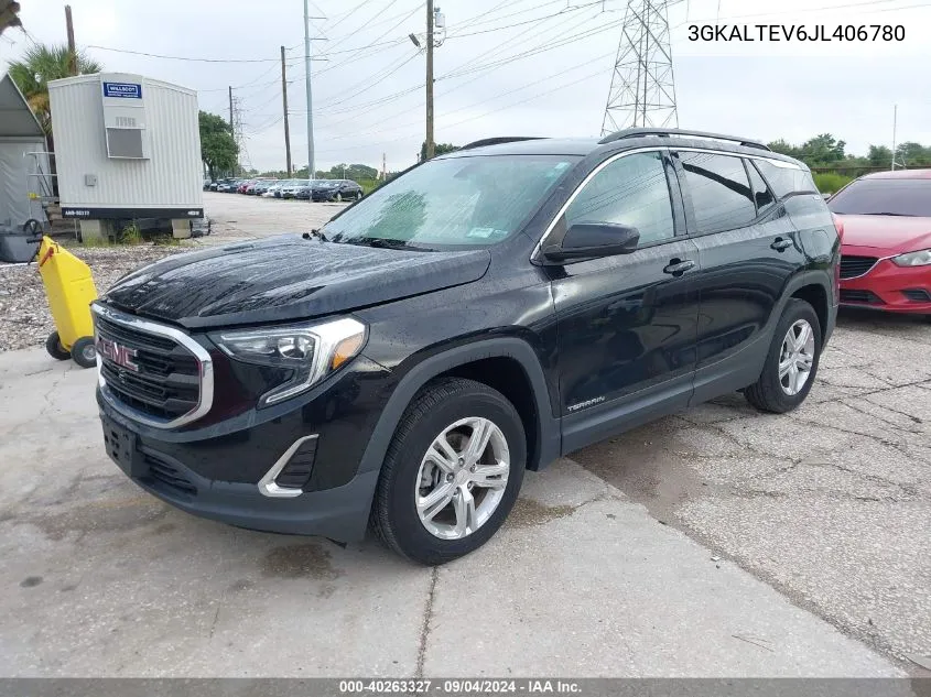 2018 GMC Terrain Sle VIN: 3GKALTEV6JL406780 Lot: 40263327