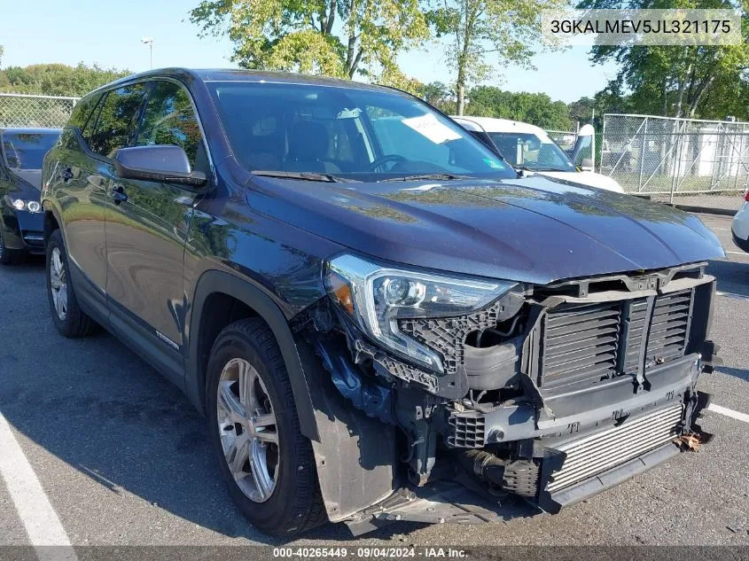 2018 GMC Terrain Sle VIN: 3GKALMEV5JL321175 Lot: 40265449