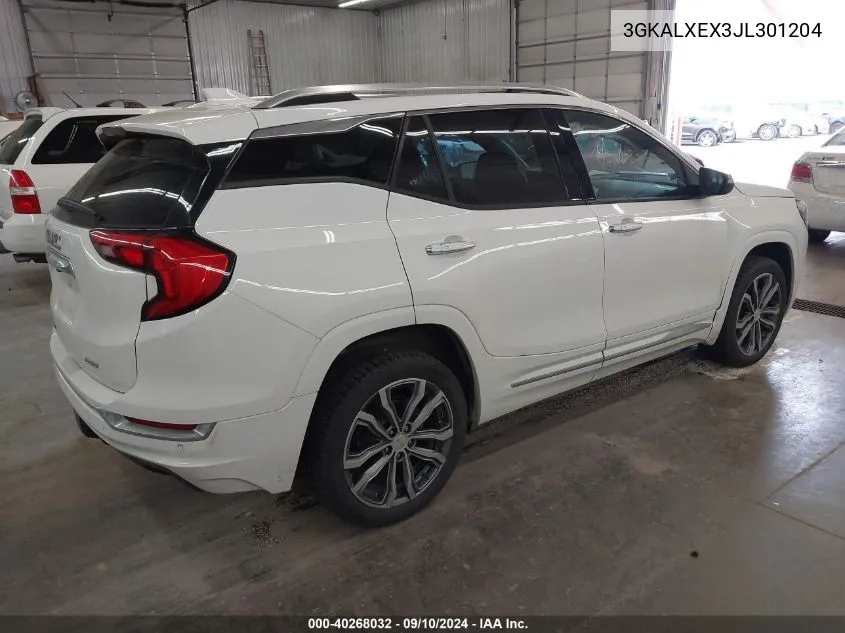 2018 GMC Terrain Denali VIN: 3GKALXEX3JL301204 Lot: 40268032