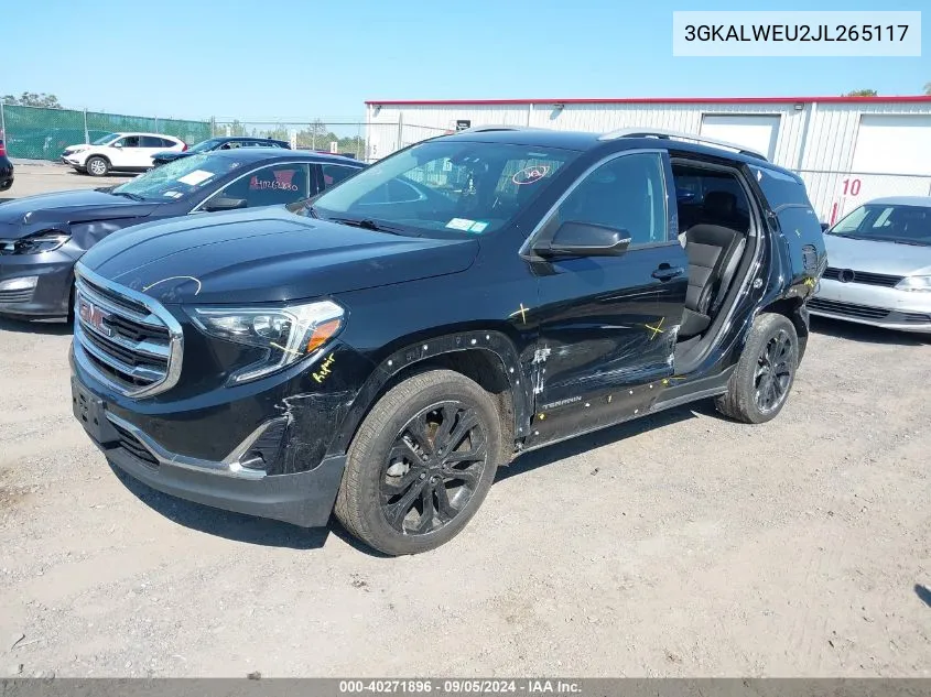 3GKALWEU2JL265117 2018 GMC Terrain Slt Diesel