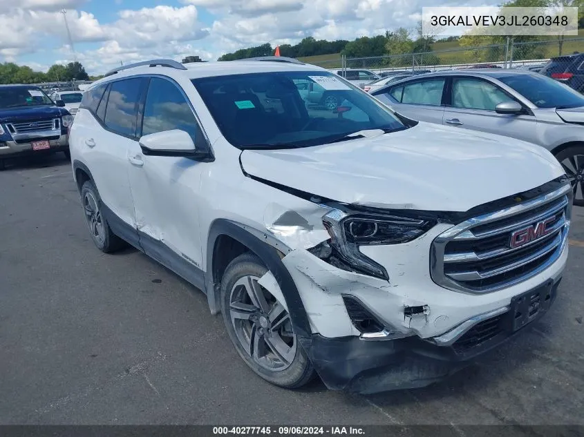 2018 GMC Terrain Slt VIN: 3GKALVEV3JL260348 Lot: 40277745