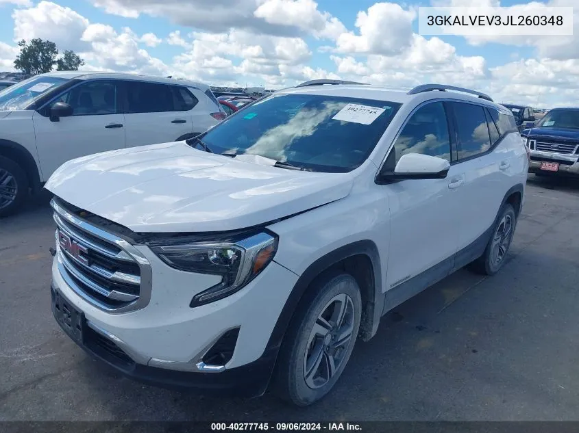 2018 GMC Terrain Slt VIN: 3GKALVEV3JL260348 Lot: 40277745