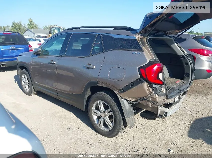 2018 GMC Terrain Sle VIN: 3GKALMEV3JL398496 Lot: 40296597