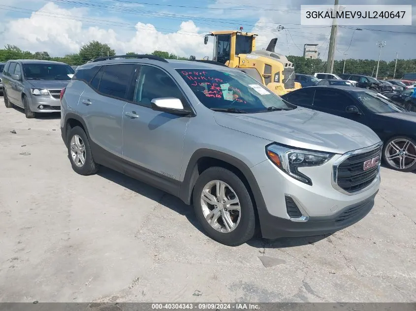 3GKALMEV9JL240647 2018 GMC Terrain Sle