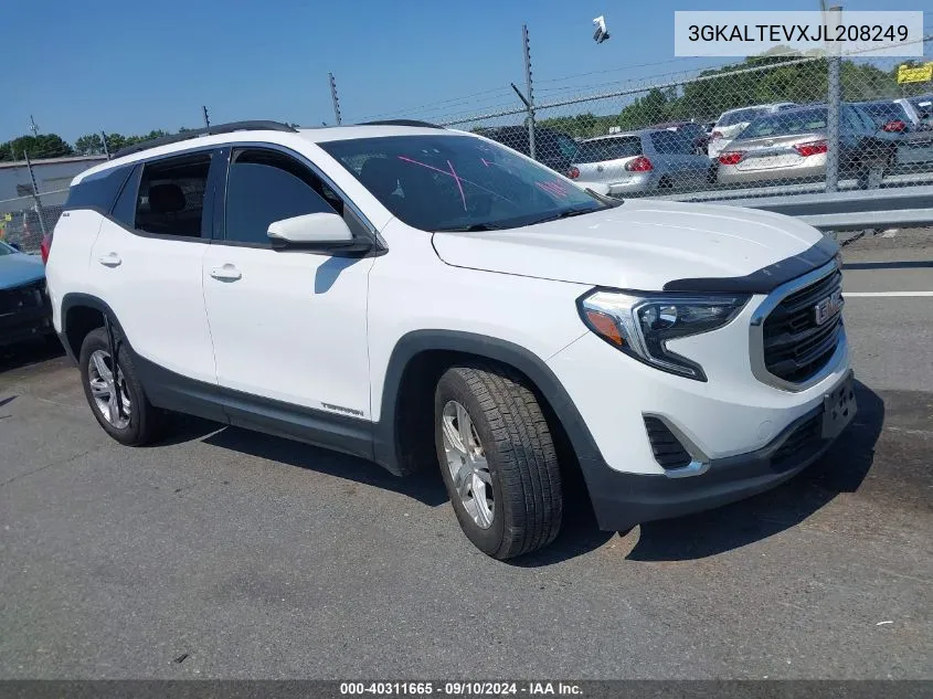 2018 GMC Terrain Sle VIN: 3GKALTEVXJL208249 Lot: 40311665