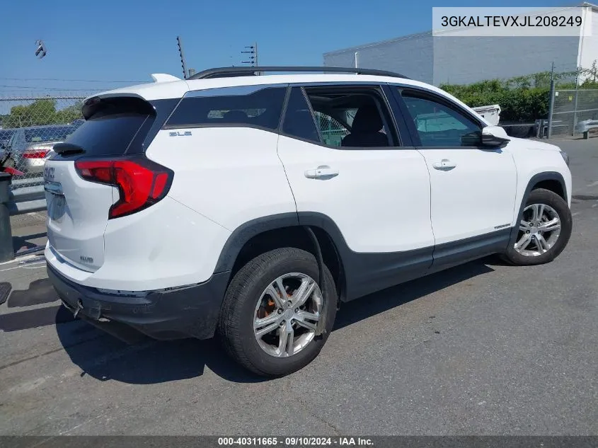 2018 GMC Terrain Sle VIN: 3GKALTEVXJL208249 Lot: 40311665