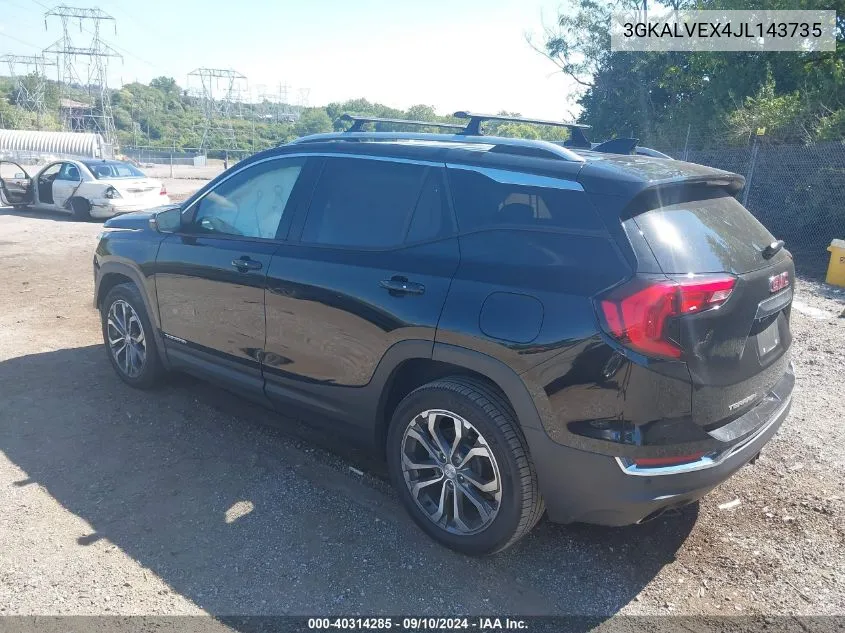 2018 GMC Terrain Slt VIN: 3GKALVEX4JL143735 Lot: 40314285