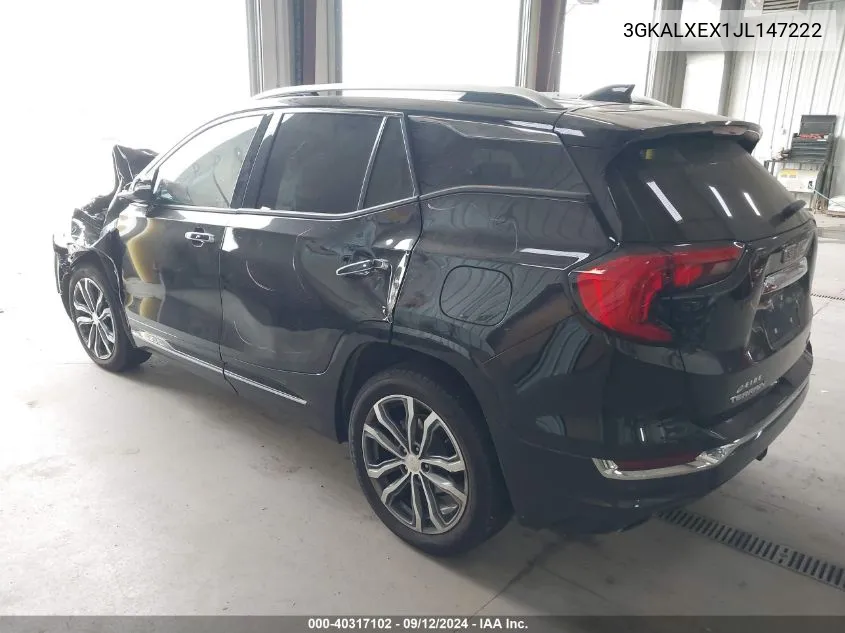 2018 GMC Terrain Denali VIN: 3GKALXEX1JL147222 Lot: 40317102