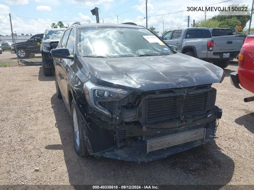 3GKALMEV0JL150822 2018 GMC Terrain Sle