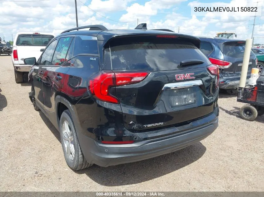 3GKALMEV0JL150822 2018 GMC Terrain Sle