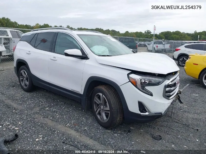 2018 GMC Terrain Slt VIN: 3GKALWEUXJL254379 Lot: 40342418