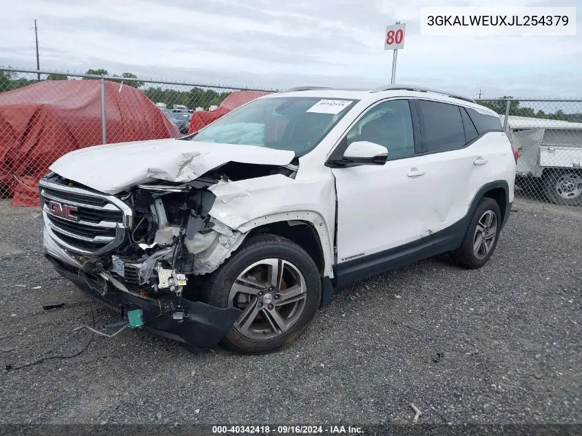 2018 GMC Terrain Slt VIN: 3GKALWEUXJL254379 Lot: 40342418