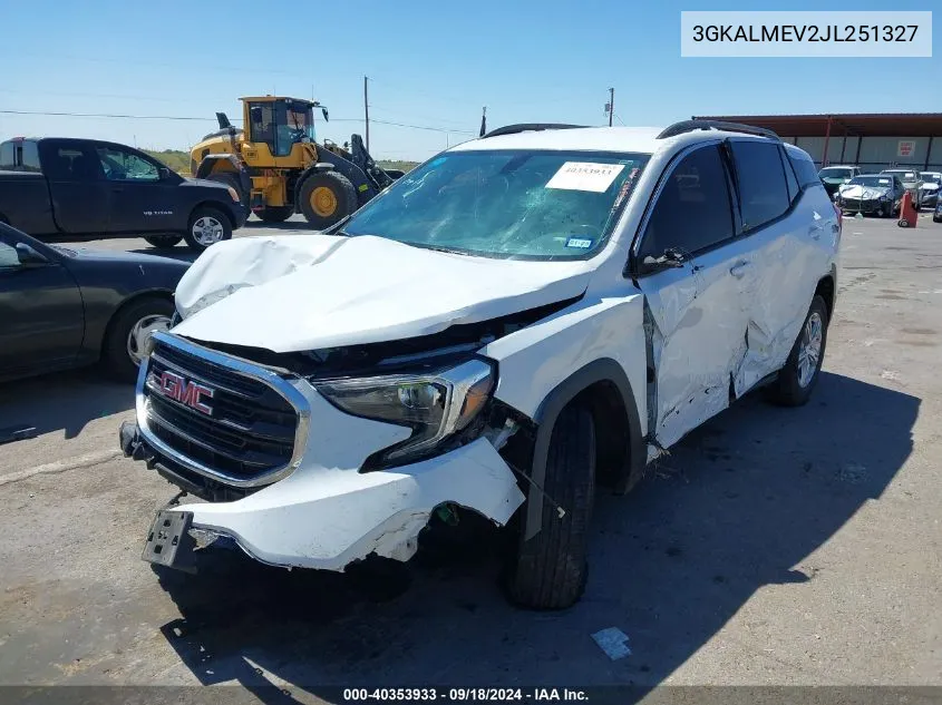 2018 GMC Terrain Sle VIN: 3GKALMEV2JL251327 Lot: 40353933