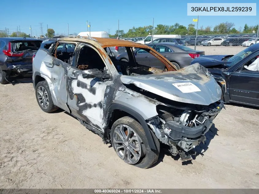 2018 GMC Terrain Slt VIN: 3GKALPEX8JL259239 Lot: 40365024