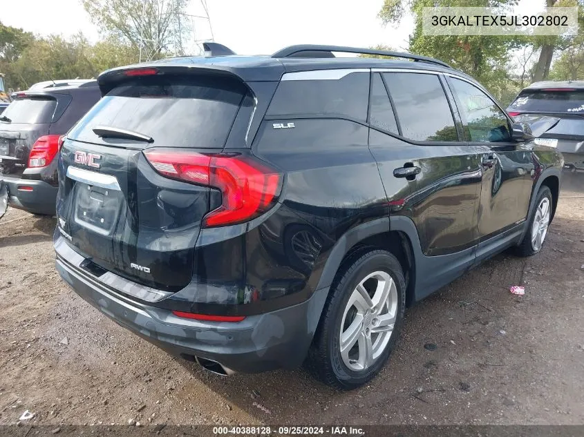 3GKALTEX5JL302802 2018 GMC Terrain Sle