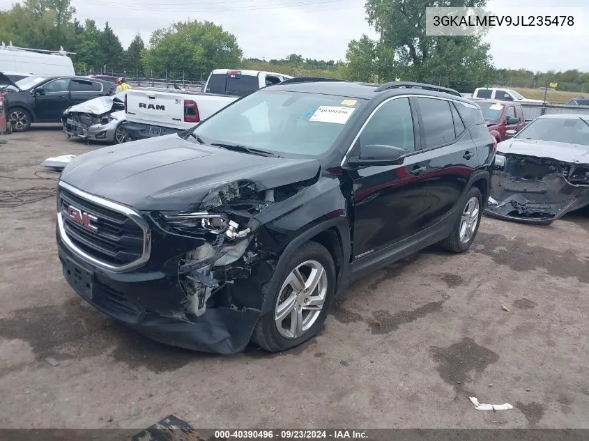 2018 GMC Terrain Sle VIN: 3GKALMEV9JL235478 Lot: 40390496