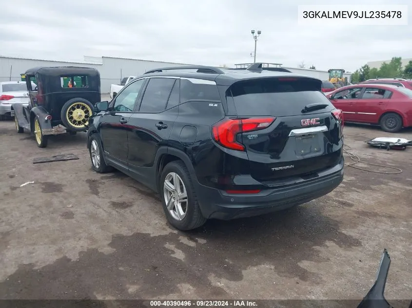 2018 GMC Terrain Sle VIN: 3GKALMEV9JL235478 Lot: 40390496