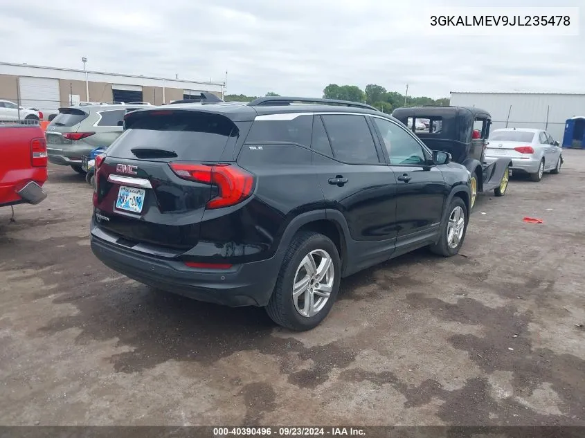 2018 GMC Terrain Sle VIN: 3GKALMEV9JL235478 Lot: 40390496