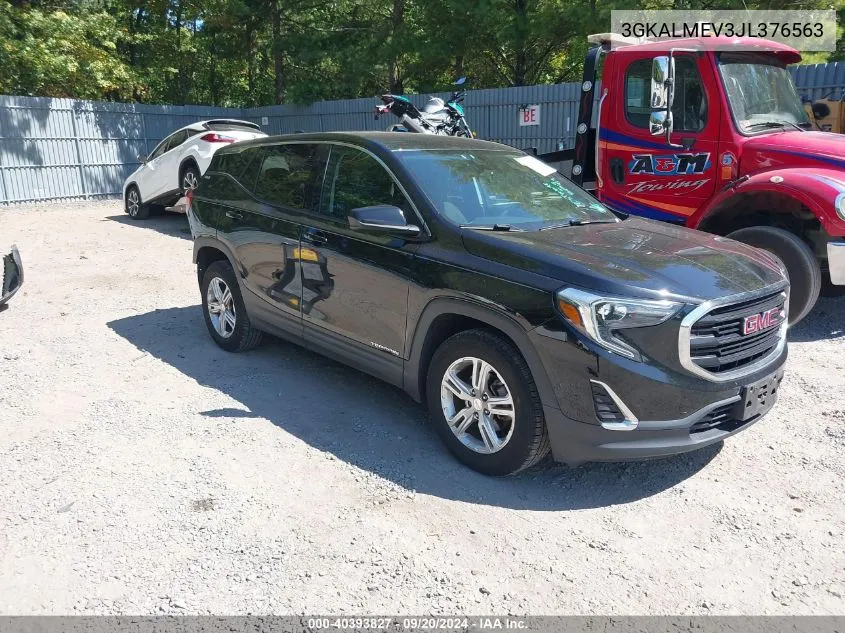 2018 GMC Terrain Sle VIN: 3GKALMEV3JL376563 Lot: 40393827