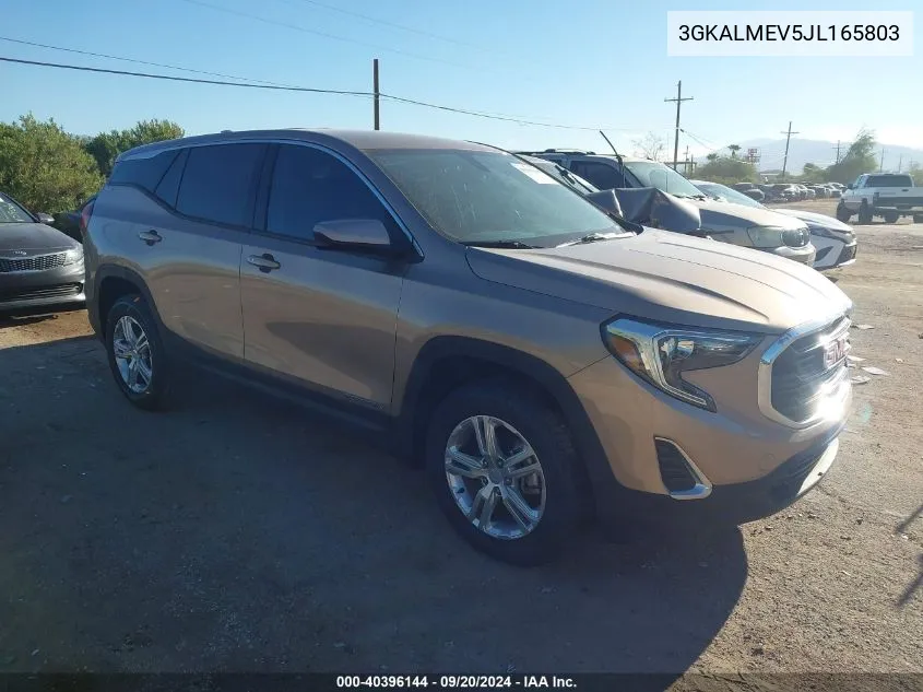 2018 GMC Terrain Sle VIN: 3GKALMEV5JL165803 Lot: 40396144