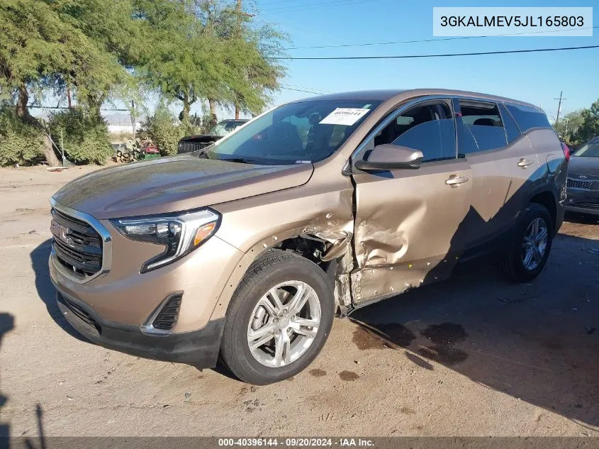 2018 GMC Terrain Sle VIN: 3GKALMEV5JL165803 Lot: 40396144