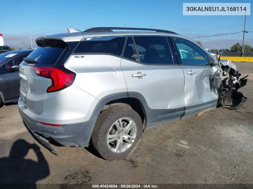 2018 GMC Terrain Sle VIN: 3GKALNEU1JL168114 Lot: 40424854