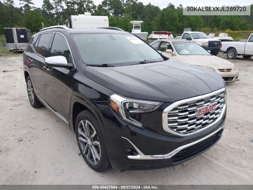 2018 GMC Terrain Denali VIN: 3GKALSEXXJL289720 Lot: 40427664