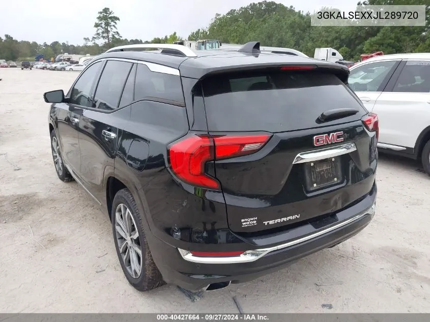 2018 GMC Terrain Denali VIN: 3GKALSEXXJL289720 Lot: 40427664