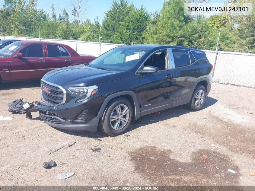 3GKALMEV0JL247101 2018 GMC Terrain Sle