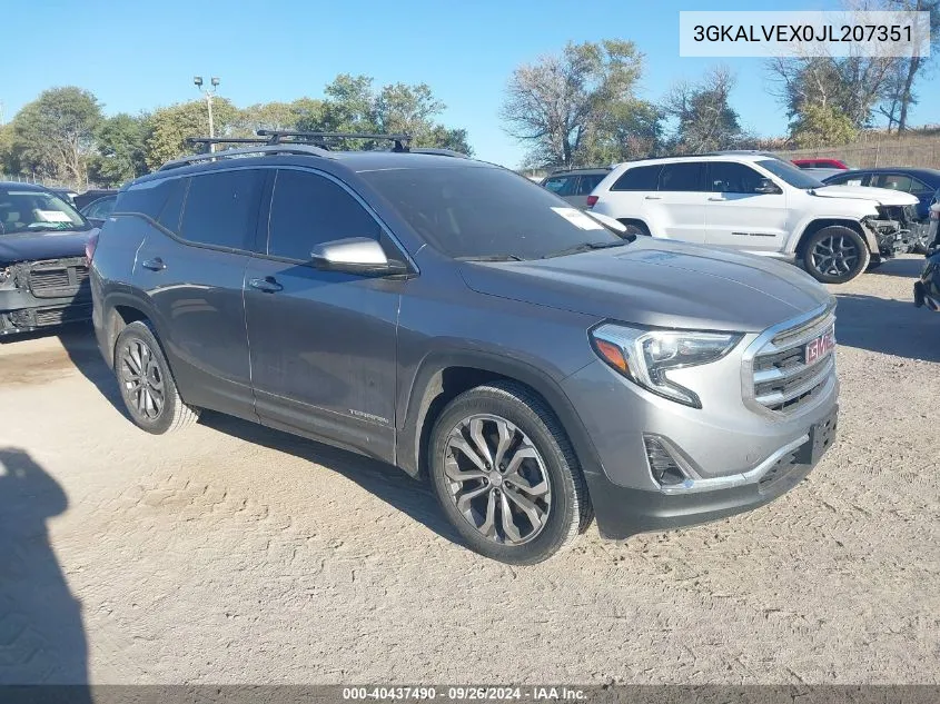 2018 GMC Terrain Slt VIN: 3GKALVEX0JL207351 Lot: 40437490