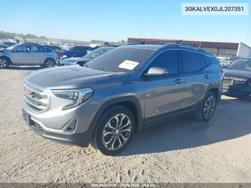 2018 GMC Terrain Slt VIN: 3GKALVEX0JL207351 Lot: 40437490