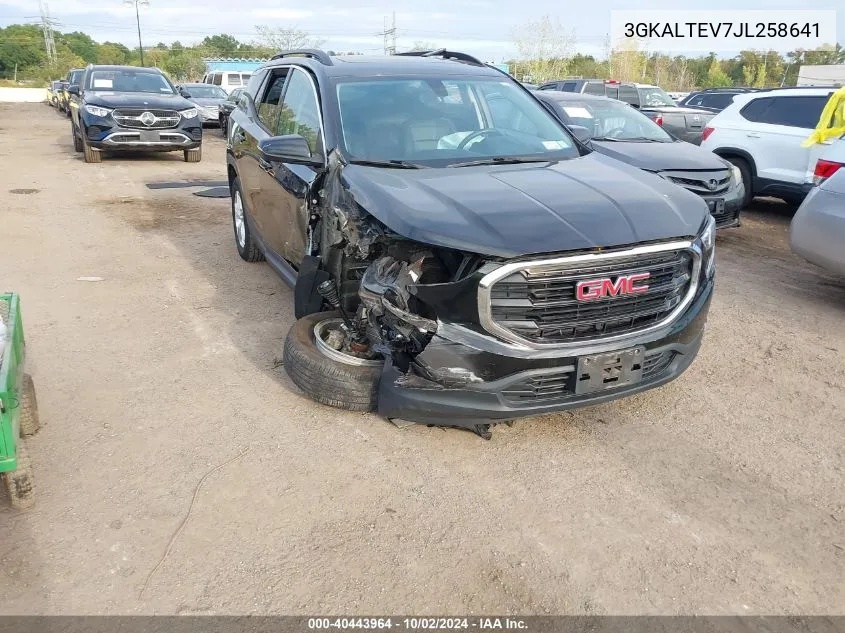 2018 GMC Terrain Sle VIN: 3GKALTEV7JL258641 Lot: 40443964