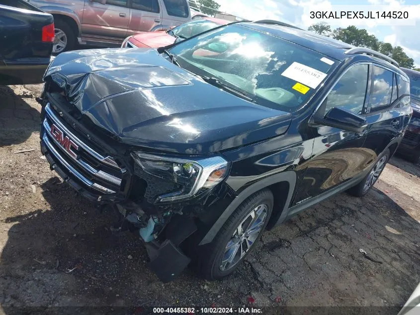 2018 GMC Terrain Slt VIN: 3GKALPEX5JL144520 Lot: 40455382