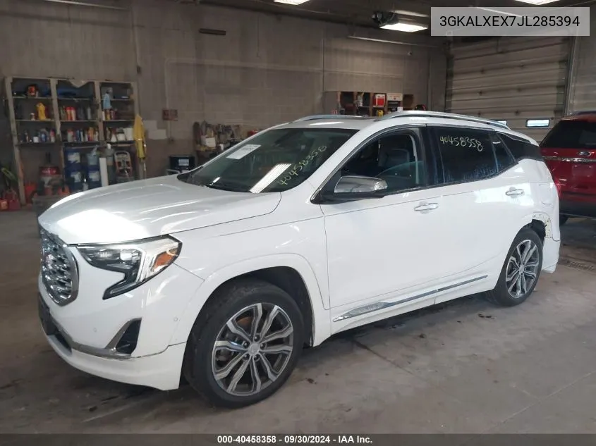 2018 GMC Terrain Denali VIN: 3GKALXEX7JL285394 Lot: 40458358