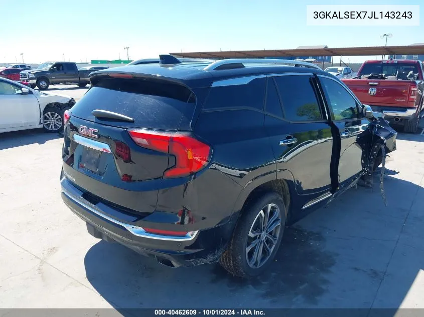 3GKALSEX7JL143243 2018 GMC Terrain Denali