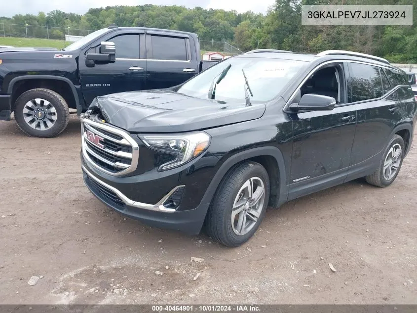 2018 GMC Terrain Slt VIN: 3GKALPEV7JL273924 Lot: 40464901