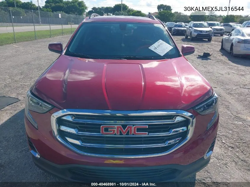 2018 GMC Terrain Sle VIN: 3GKALMEX5JL316544 Lot: 40468981