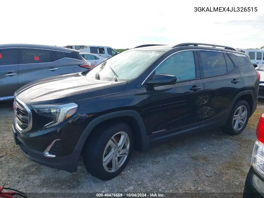 2018 GMC Terrain Sle VIN: 3GKALMEX4JL326515 Lot: 40476669