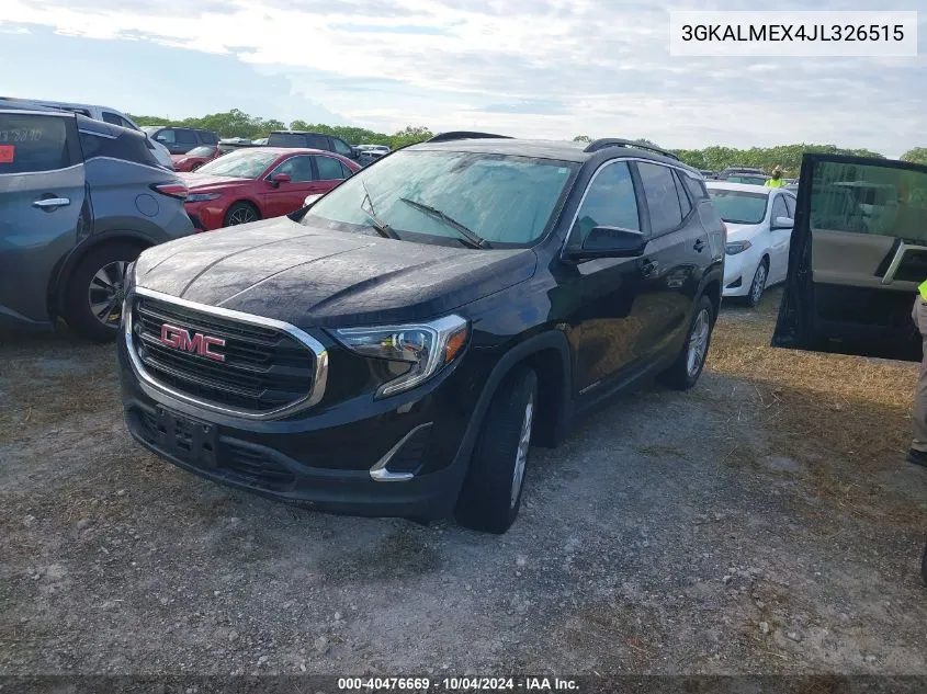 2018 GMC Terrain Sle VIN: 3GKALMEX4JL326515 Lot: 40476669