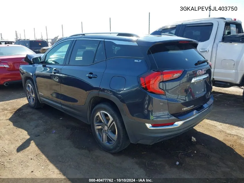 3GKALPEV5JL403750 2018 GMC Terrain Slt