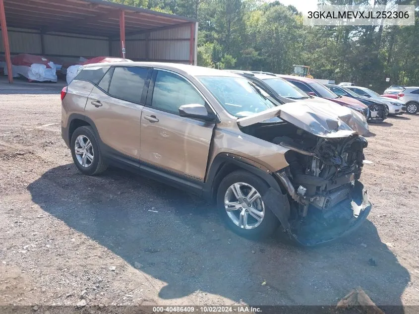 2018 GMC Terrain Sle VIN: 3GKALMEVXJL252306 Lot: 40486409