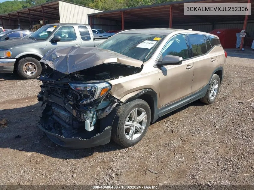 2018 GMC Terrain Sle VIN: 3GKALMEVXJL252306 Lot: 40486409