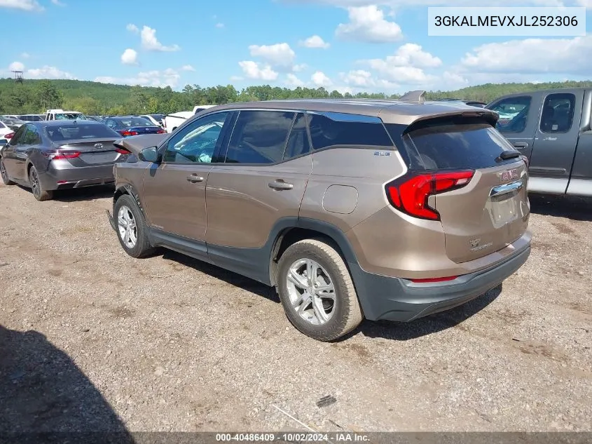 3GKALMEVXJL252306 2018 GMC Terrain Sle